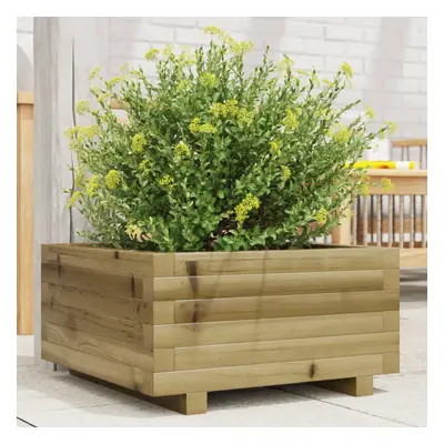 vidaXL Garden Planter Outdoor Flower Pot Planter Pot Impregnated Wood Pine