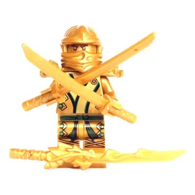 LEGO Ninjago - The GOLD Ninja with Weapons