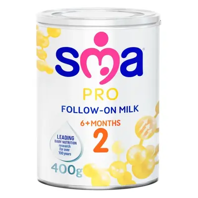 (SMA Follow-on Baby Milk Powder Formula , Months , g (Pack of 12)) SMA Follow-on Baby Milk Powde