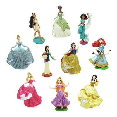 Disney Store Figurine Playset, Figures, Princesses in Classic Gowns