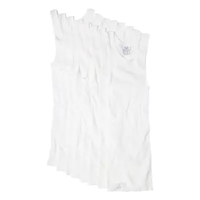 Fruit of the Loom Men's Super Value Athletic Shirt White Medium White Medium(Pack of 8)