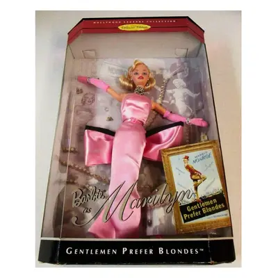 Barbie Doll as Marilyn Monroe in the Pink Dress from Gentlemen Prefer Blondes