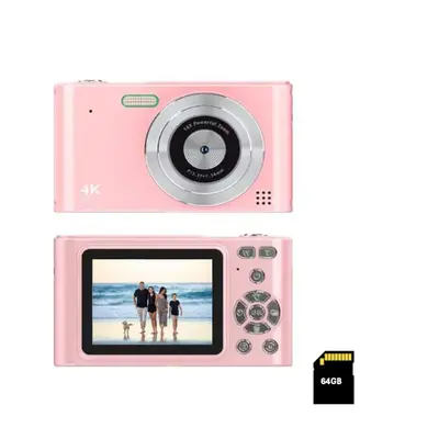 Digital Pocket Camera Digital Point and Shoot Camera with 16X Zoom 64GB Memory FHD 1080P Camera 