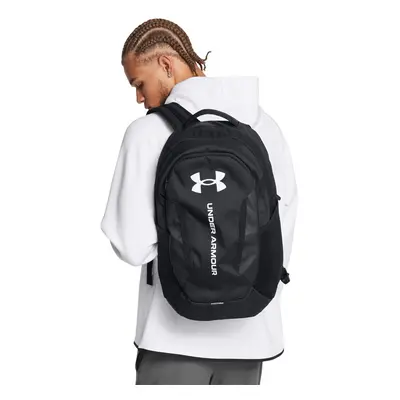 Under Armour Unisex-Adult Hustle 6.0 Backpack (002) Black/Black/White One Size Fits Most