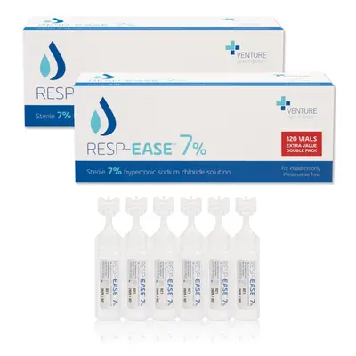 480ml 7% Sterile Hypertonic Saline Solution for Inhalation via Nebuliser - Helps Clear Airways a