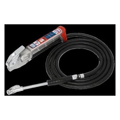 Tyre Inflator 2.5m Hose with Twin Clip-On Connector