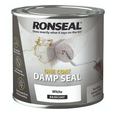 Ronseal One Coat Damp Seal - White 2.5L