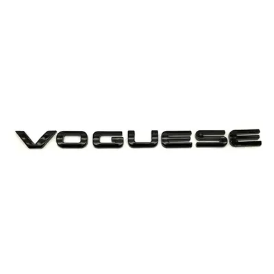 (Gloss Black) up Genuine Style VOGUE SE BOOT BADGE Rear Trunk Emblem