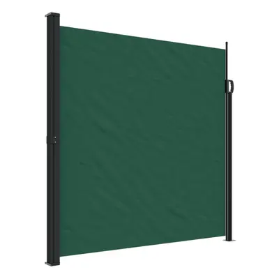 (dark green, x cm) vidaXL Retractable Side Awning Outdoor Privacy Screen Balcony Sunshade Shelte