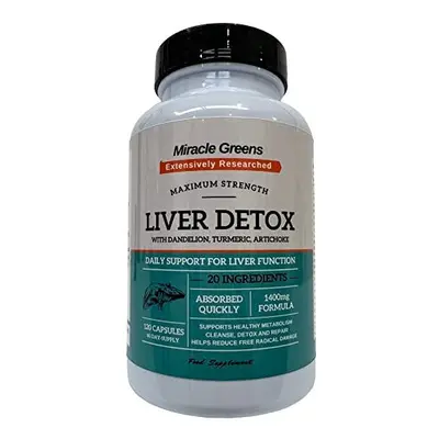 Liver Detox and Repair - 1400mg Complex | Highest Strength Available with Effective Ingredients 