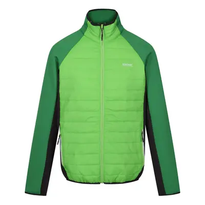 (XXL, Grenoble Green/Neptune Green) Regatta Mens Clumber IV Full Zip Hybrid Jacket