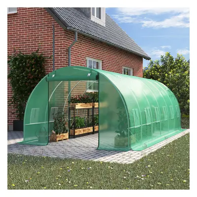 (6m*3m*2m) Polytunnel Walk-in Garden Plants Greenhouse Tent