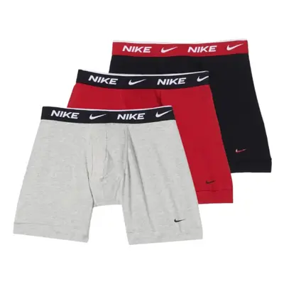 Men's Nike Everyday Stretch Boxer Briefs w/ Fly (Medium Black/Gym Red