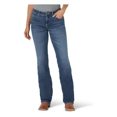 Wrangler womens Q-baby Mid Rise Boot Cut Ultimate Riding Jeans Briley