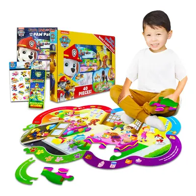 Paw Patrol Puzzle Set - Pc Bundle with Paw Patrol Floor Puzzle Paw