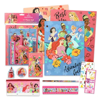 Disney Princess School Supplies Value Pack -- Folders Notebook Pencils Pencil Sharpener Eraser S