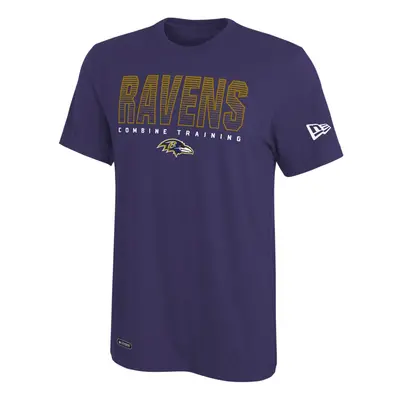 New Era NFL Men's Team Pride Dri-Tek Short Sleeve T-Shirt, Baltimore Ravens, Large