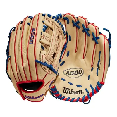 WILSON A500 Utility Youth Baseball Glove - Right Hand Throw Blond