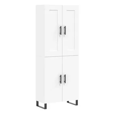 (white, doors) vidaXL Highboard Sideboard Tall Storage Cabinet Side Cabinet Engineered Wood