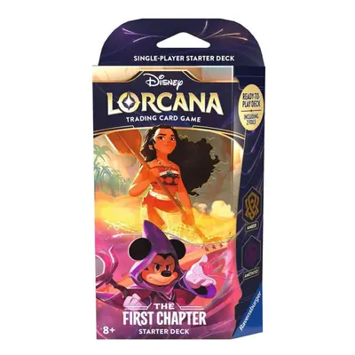 Ravensburger Disney Lorcana: The First Chapter TCG Starter Deck Amber & Amethyst for Ages and Up