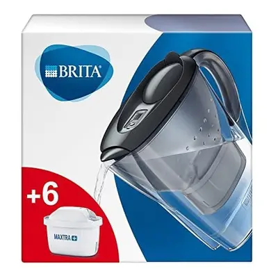 BRITA Marella fridge water filter jug, 2.4L, Graphite, limescale