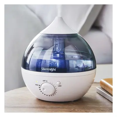 Silentnight 1L Dew Drop Humidifier/Aroma Diffuser with Night Light