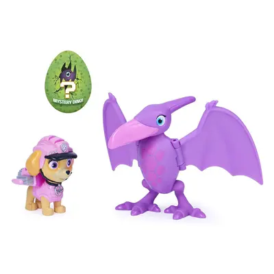 PAW Patrol Dino Rescue Skye and Dinosaur Action Figure Set, for Kids Aged and Up