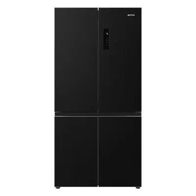 Smeg FQI60KD 522L American Style Fridge Freezer - Black