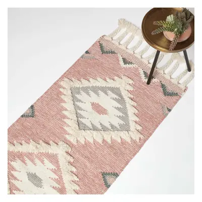 Pali Pink Kilim Wool Rug