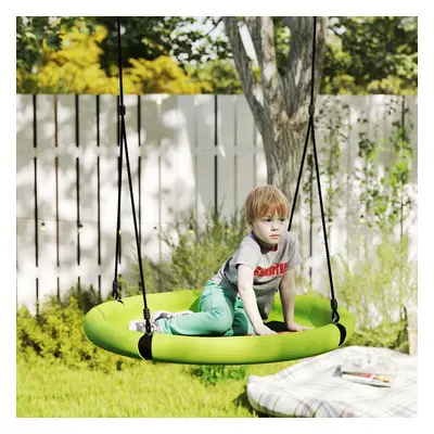 AIYAPLAY Nest Swing Seat, cm Saucer Tree Swing Set for Kids, Green