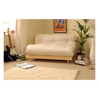 (Natural, Small Double) Comfy Living Albury Futon Sofa Bed