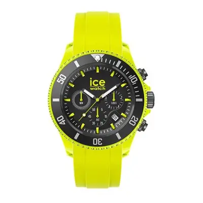 Ice-Watch - ICE chrono Neon yellow - Men's wristwatch with silicon strap - Chrono - (Extra large