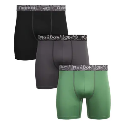 Reebok Men's Pack Performance Quick Dry Moisture Wicking Boxer Brief