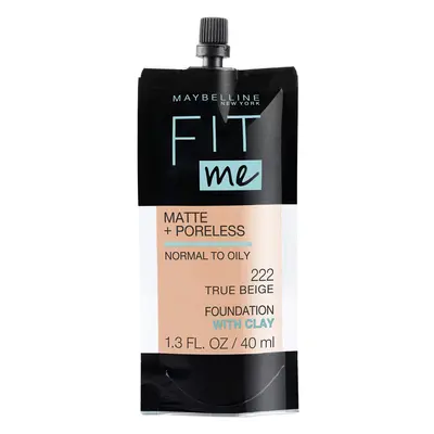 Maybelline New York Fit Me Matte Poreless Liquid Foundation Pouch Fo