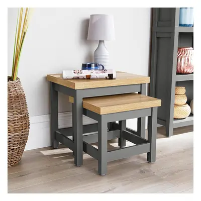 Home Source Avon Nest of Tables Graphite