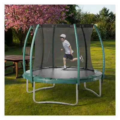 6FT Outdoor Enclosure Trampoline with Ladder