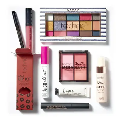 8Pc Full Face Make Up Gift Set - Full Size Products for Eyes, Face & Lips - Value Set Perfect fo