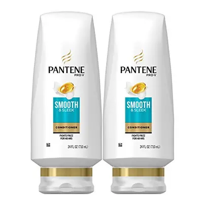 Pantene Argan Oil conditioner for Frizz control, Smooth and Sleek, Fl Oz (Pack of 2) (Packaging 