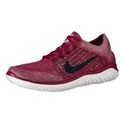 Nike Free RN Flyknit Women's Running Shoe Raspberry RED/Blue Void