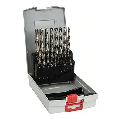 Bosch Professional 19-Piece ProBox HSS-G Metal Drill Bit Set (Cut, Accessories for Drill Drivers