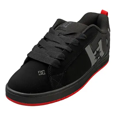 DC Shoes Court Graffik Sq Mens Skate Trainers in Black Red - 10.5 UK