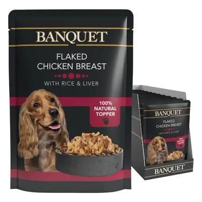 HiLife Banquet - Wet Dog Food Natural Ingredients,15 Pouches x 100g