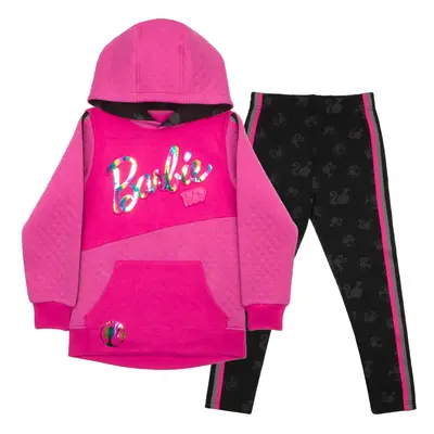 Barbie Girls Pullover Hoodie and Joggers 2-Pack Girls Hooded Sweatshi