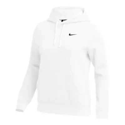 Nike Womens Pullover Fleece Hoodie (White Medium)