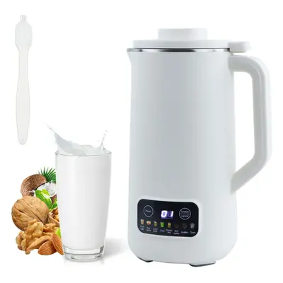 (White) Nut milk machine, oat milk machine, 600ML/20oz soy milk machine, multi-function plant mi