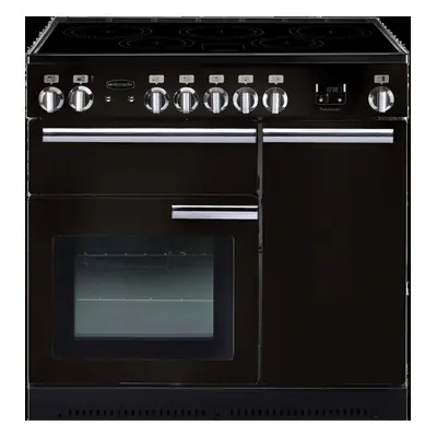 Rangemaster Professional Plus PROP90EIGB/C 90cm Electric Range Cooker with Induction Hob - Black