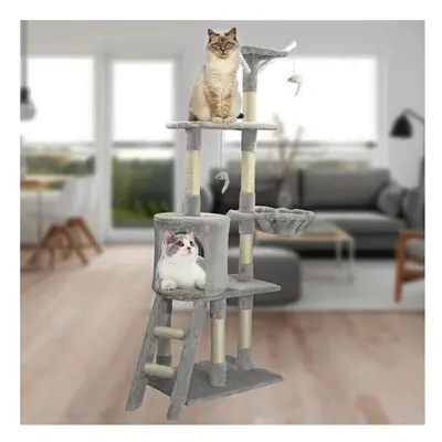 Cat Tree Climbing Tower Kitten Scratching Scratcher Post Activity Bed