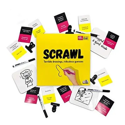 Scrawl Adult Board Game | Terrible Drawings and Ridiculous Guesses