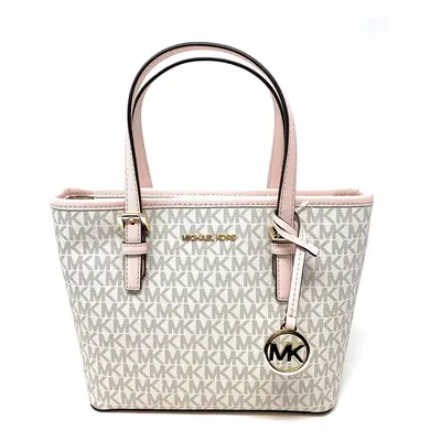 Michael Kors Carry All Jet Set Travel Womens Tote Powder Blush PVC