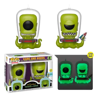 Funko Pop! Simpsons Treehouse of Horror Kang and Kodos Exclusive Pack Shared Sticker Summer Conv